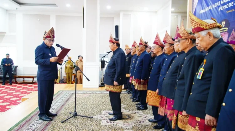 Bupati Muba Kukuhkan Forum Pembina Adat