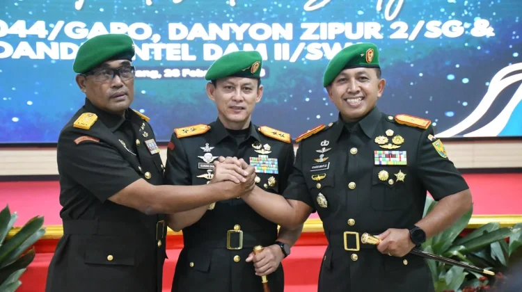 Kepemimpinan Korem 044/Gapo Resmi Berganti