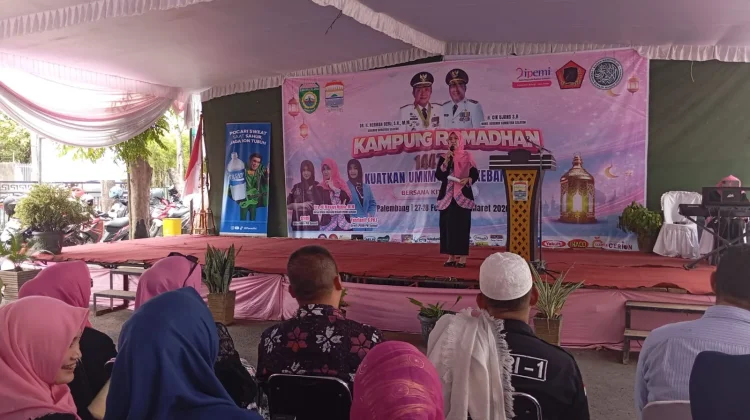 Kampung Ramadan Palembang Meriahkan UMKM Lokal dan Lomba Mewarnai Anak