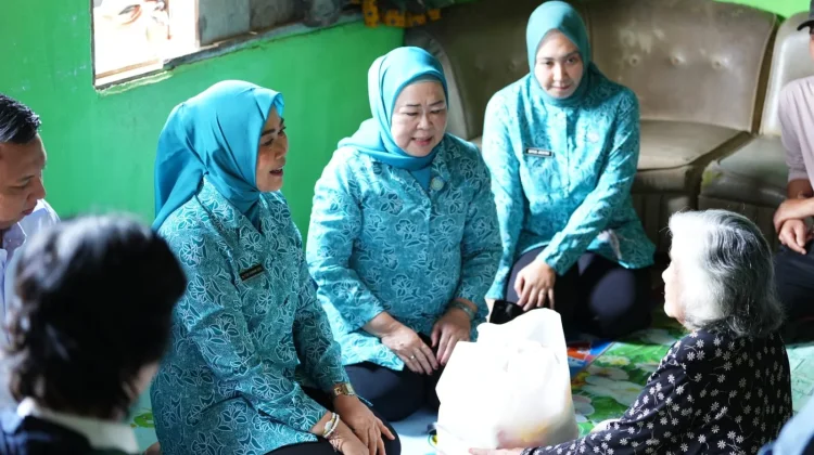 TP PKK Sumsel Door to Door Bantu Lansia di Gandus