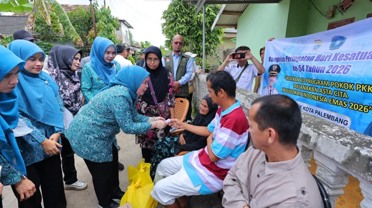 Program Kita Plus PKK Palembang Bantu Warga Sakit di Srimulya