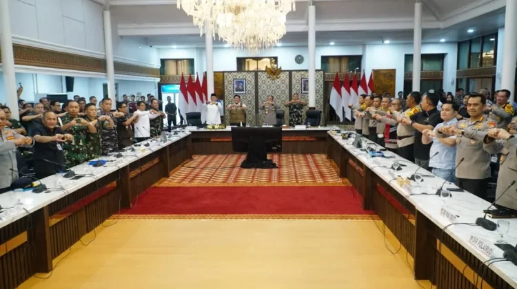 Gubernur Sumsel Pimpin Rakor Kesiapan Operasi Ketupat Musi