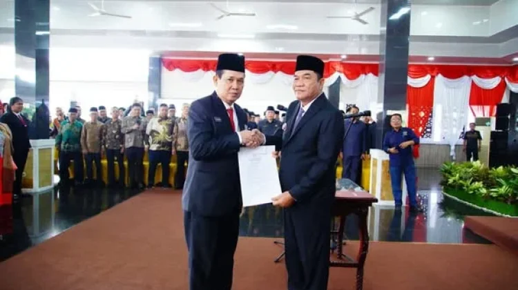 Bupati Muba Lantik Sekda dan Pejabat Pemkab Baru