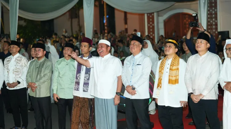 Ikon Bundaran Air Mancur Palembang Kini Tampil Lebih Megah