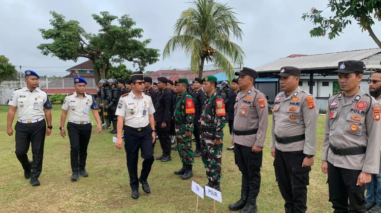 Lapas Banyuasin Gelar Apel Siaga Jelang Idulfitri