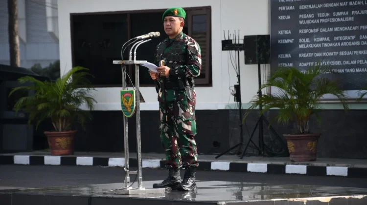 Danrem 044/Gapo Ajak Anggota Lakukan Evaluasi Kinerja