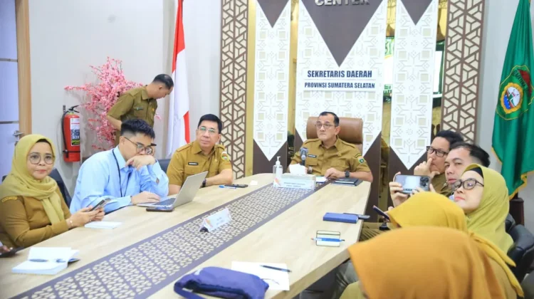 Ikuti Rakor Nasional, Pemprov Sumsel Matangkan Kesiapan Idulfitri