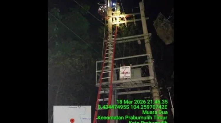 PLN Ganti Isolator Rusak, Gangguan Listrik Prabumulih Kembali Normal
