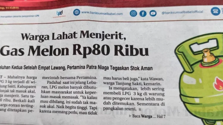 Ombudsman Sumsel Awasi Kelangkaan BBM Solar dan LPG 3 Kg, Gas Melon Dijual 80 Ribu