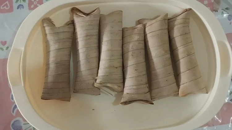 Bungkul Ketan Khas Bangka Jadi Sajian Wajib Lebaran Pendamping Lempah Kuning