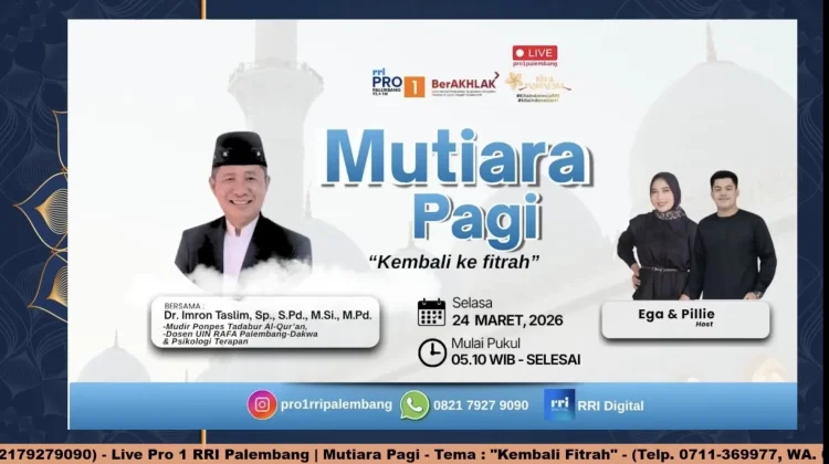 Ramadan Usai, Umat Muslim Diajak Kembali ke Fitrah