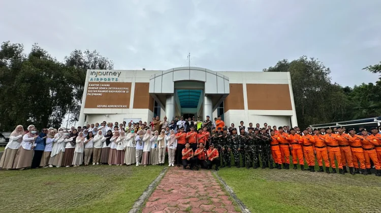 Capaian Zero Accident, Posko Terpadu Lebaran Bandara Palembang Resmi Ditutup