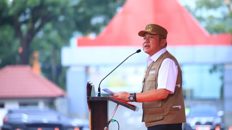 Apel Gabungan, Gubernur Tekankan Disiplin ASN usai Lebaran