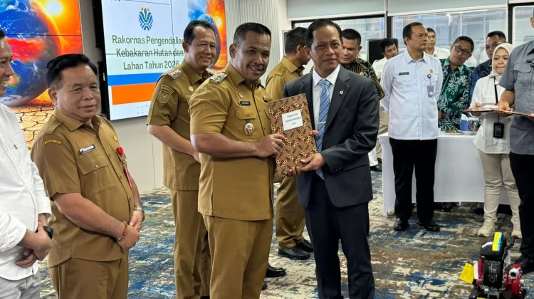OKI Terima Bantuan Sarana Karhutla Rp1,5 Miliar dari Pemerintah