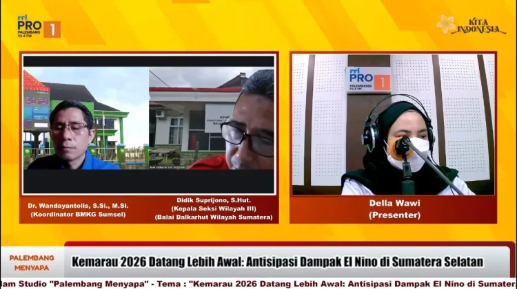 Kemarau Datang Lebih Awal, Sumsel Diminta Waspada Karhutla