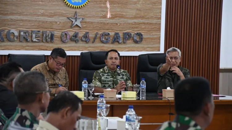 Danrem 044/Gapo Dorong Percepatan Tanam Swasembada Berkelanjutan