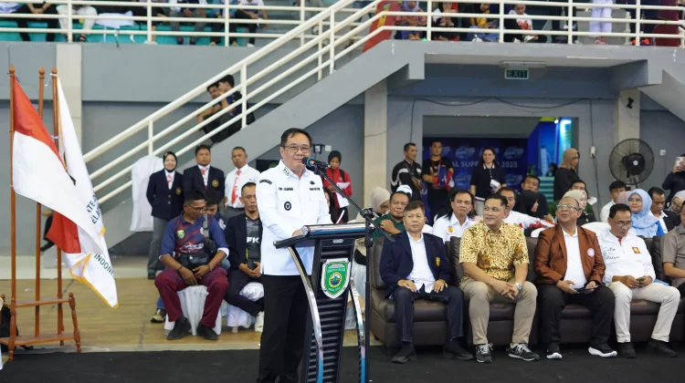 Kejurda Karate Sumsel 2026 Resmi Dibuka