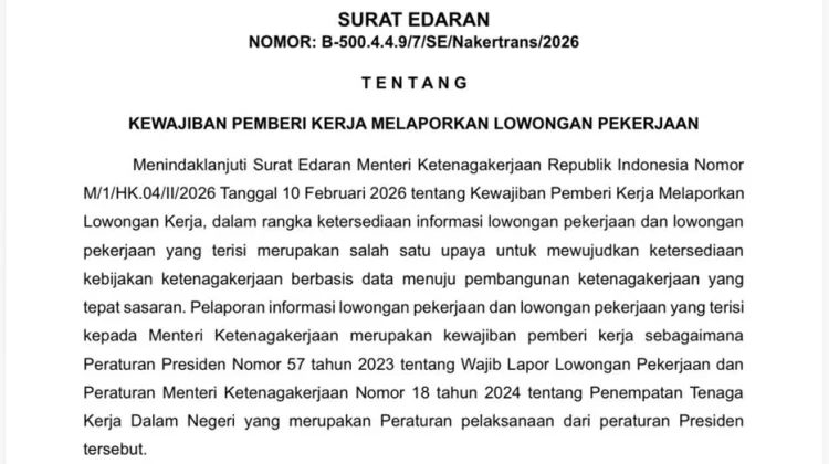 Perketat Pengawasan Tenaga Kerja, Pemkab Muba Minta Perusahaan Wajib Lapor