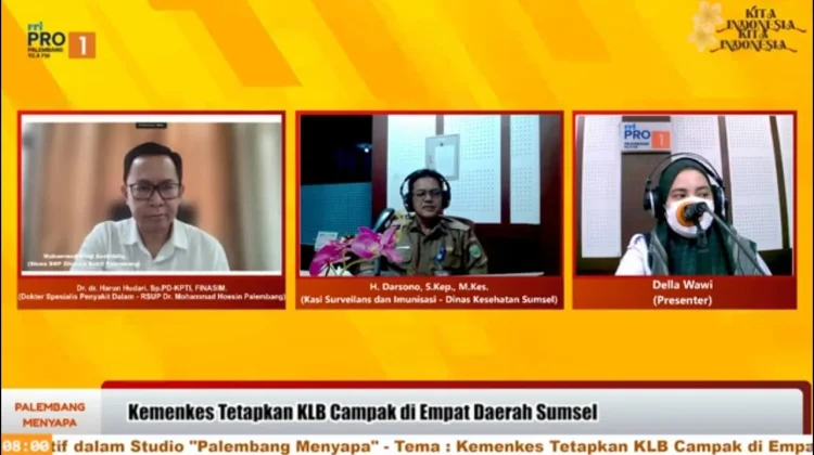 Sumsel Tetapkan KLB Campak, Warga Diminta Waspada