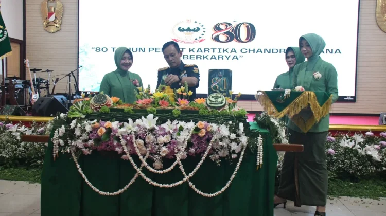 Delapan Dekade Mengabdi, Pangdam II/Sriwijaya Apresiasi Peran Persit KCK Bisa