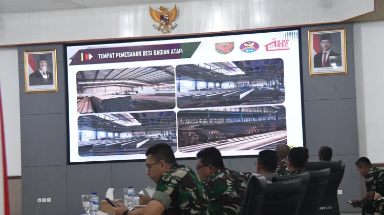 Korem 044 Awasi Ketat Proyek KDKMP dan Jembatan Perintis Garuda