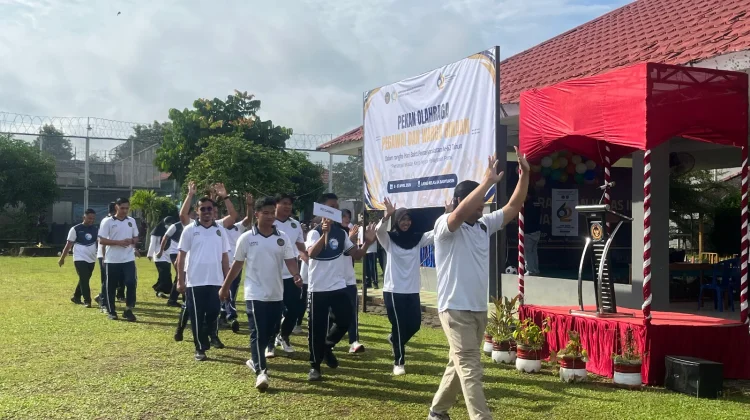 Hari Bakti Pemasyarakatan ke-62, Lapas Banyuasin Gelar Pekan Olahraga
