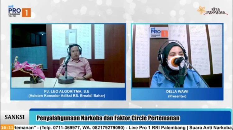 Lingkar Pertemanan Jadi Pemicu, Kasus Narkoba di Palembang Meningkat.