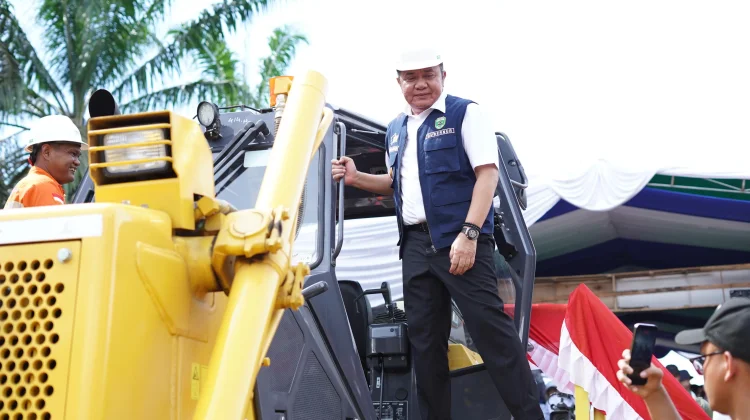 Groundbreaking Jalan Hauling Batu Bara Muba Resmi Dimulai