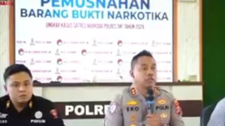Polres OKI Musnahkan 927 Gram Sabu dari Pengedar di Tulung Selapan