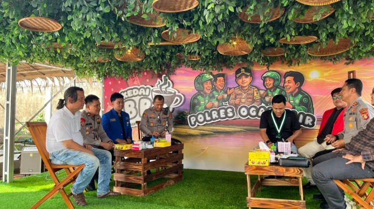 Perkuat Sinergi, Kapolres Ogan Ilir Ngopi Bareng Mahasiswa