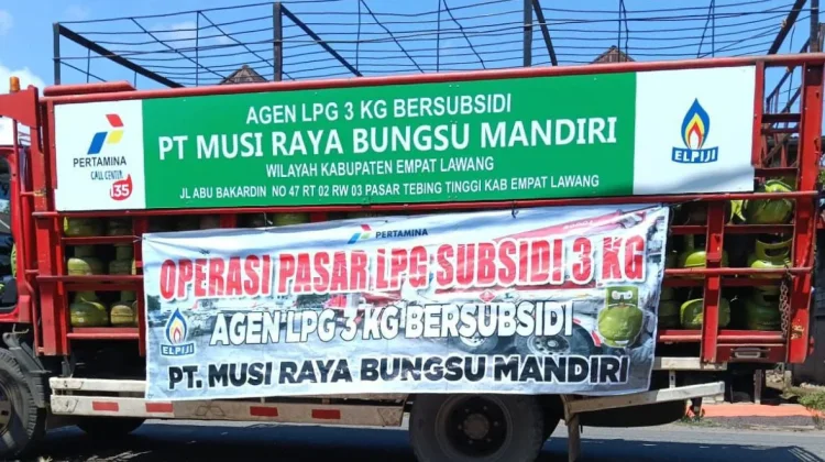 Operasi Pasar di Empat Lawang, Pertamina Salurkan 560 Tabung LPG 3 Kg