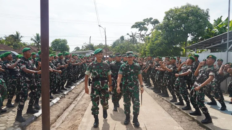 Pangdam II/Sriwijaya Tekankan Disiplin dan Lahan Produktif di Yonif 949/DR