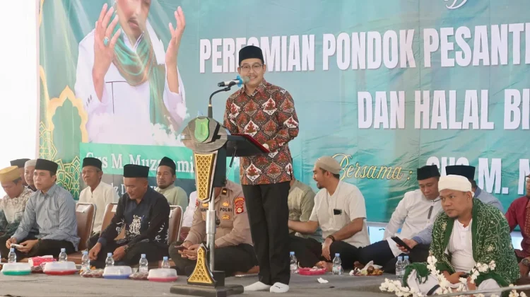 Wabup Muba Resmikan Ponpes, Tekankan Generasi Tangguh