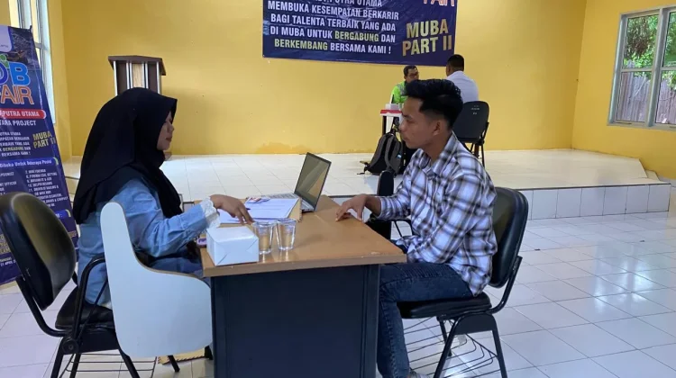Disnakertrans Muba Kawal Ketat Rekrutmen Lokal PT Gorby Putra Utama