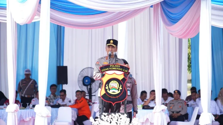 Apel Sabuk Kamtibmas di OKI, Polda Sumsel Fokus Zero Karhutla