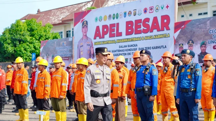 OKI Siagakan 1.051 Personel Hadapi Ancaman Karhutla