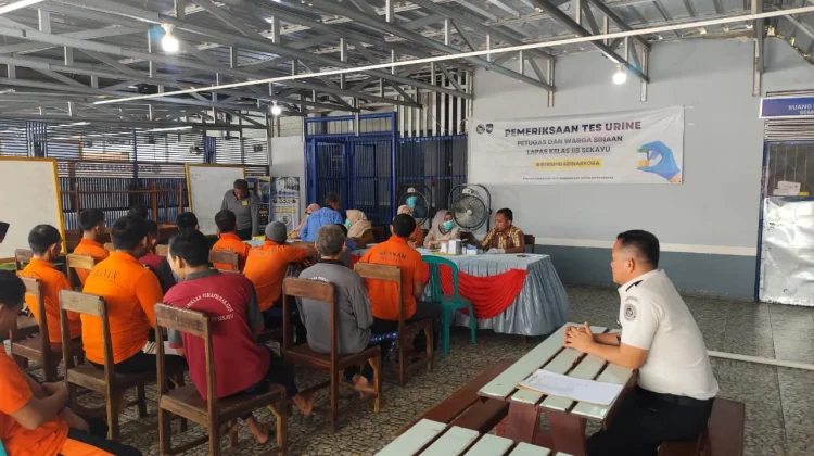 Lapas Sekayu Gelar Skrining TBC dan HIV untuk Warga Binaan
