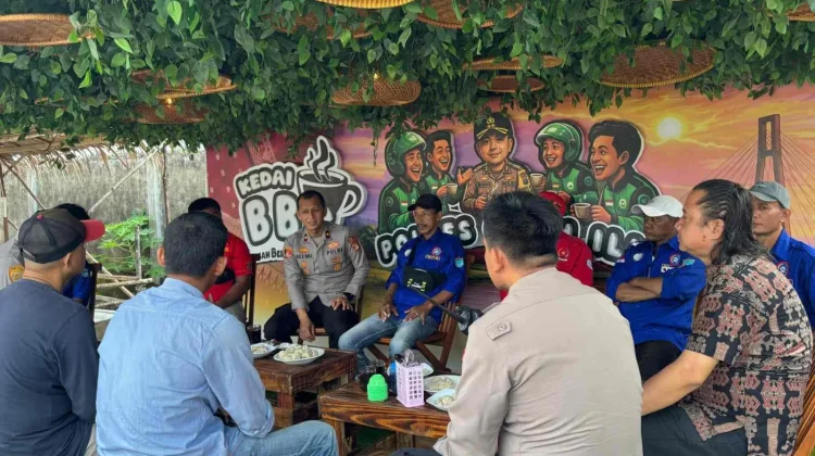 Kawal May Day, Polres Ogan Ilir Ajak Buruh Ngopi Bareng