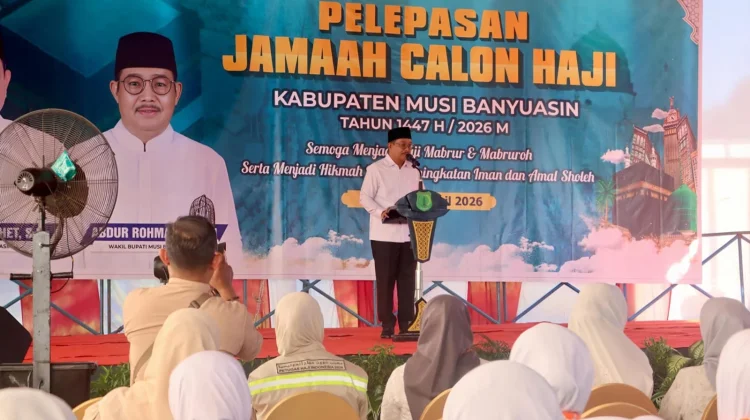 Pemerintah Muba Lepas Keberangkatan Jemaah Haji