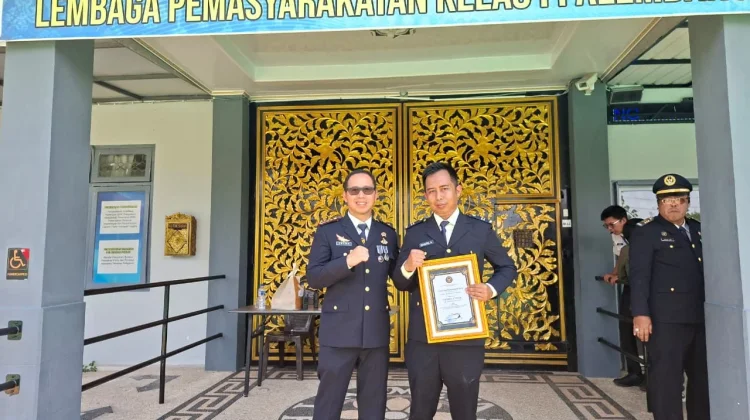 Lapas Banyuasin Raih Penghargaan pada Hari Bakti Pemasyarakatan