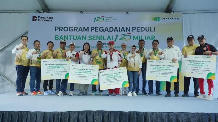 Tring! Golden Run 2026, Pegadaian Salurkan Donasi Rp1,25 M