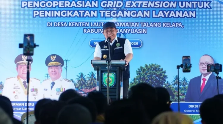 Herman Deru Resmikan Grid Extension di Banyuasin