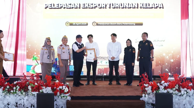 Herman Deru Lepas Ekspor Perdana Sultan Muda Sumsel