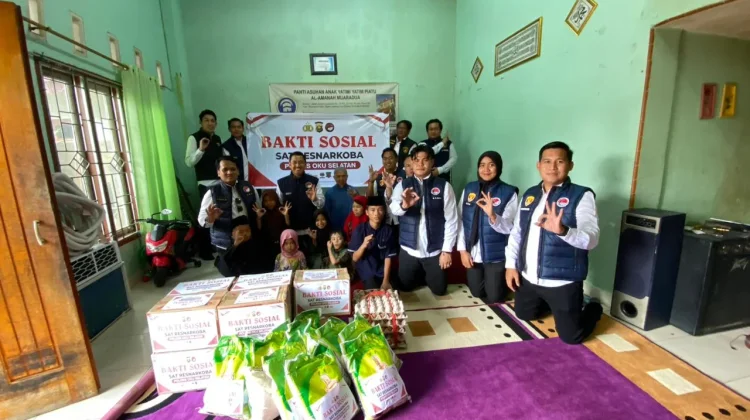 Implementasi Polri Presisi, Polres OKUS Gelar Aksi Kemanusiaan di Panti Asuhan