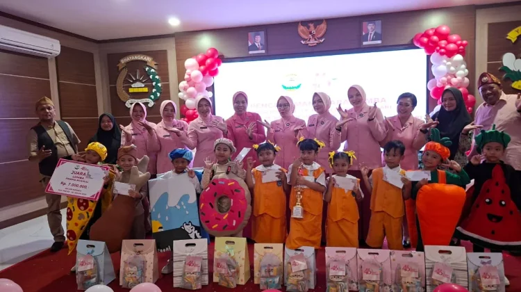 TK Bhayangkari OKU Timur Juara Lomba Drama Musikal YKB