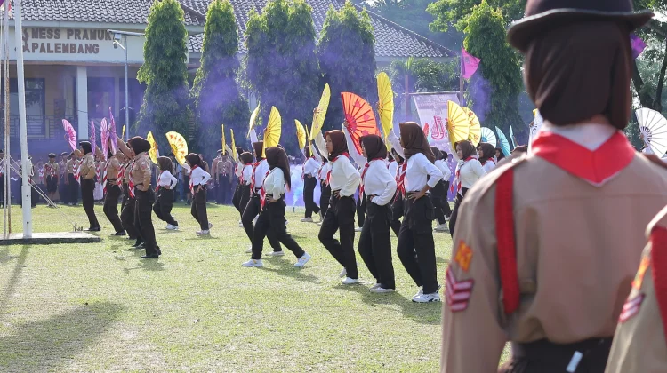 Pramuka Penggalang Palembang Ikuti Jambore Cabang 2026