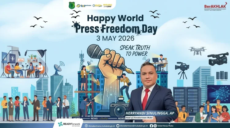 Disnakertrans Muba Apresiasi Peran Pers Dukung Transparansi