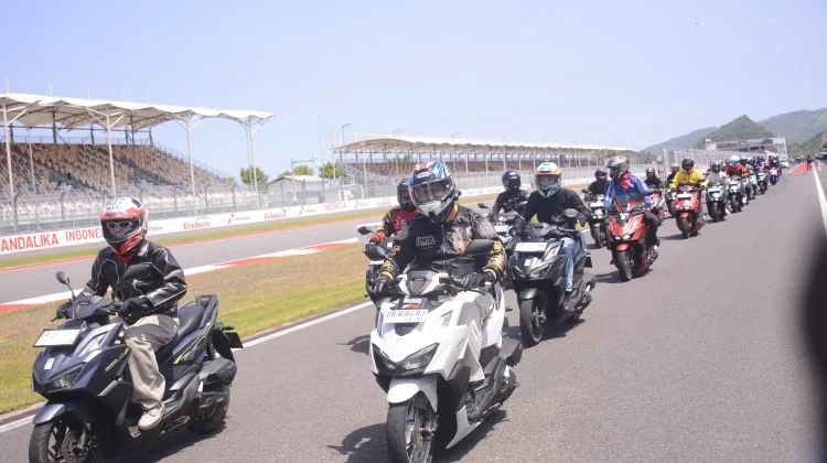Influencer Sumsel Jajal Sirkuit di Honda Track Day Mandalika 2026