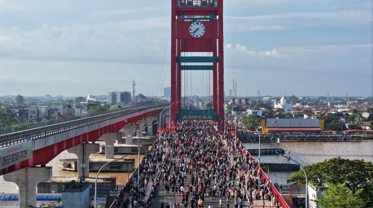 Ribuan Warga Padati Car Free Day Palembang