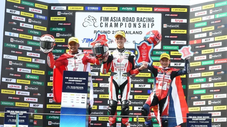 AHRT Rebut Podium di ARRC Thailand, Rheza Finis Kedua